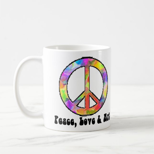 Café Taza del signo de la paz (Izquierda)