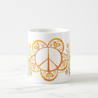 Café TAZA del signo de la paz