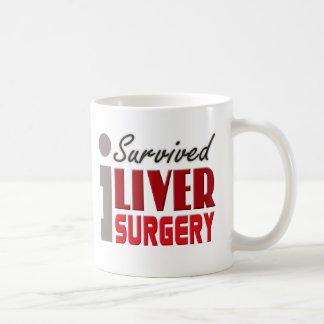 Café Taza del superviviente de la cirugía del hígado
