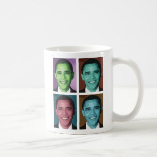 Café Taza del tecnicolor de Obama
