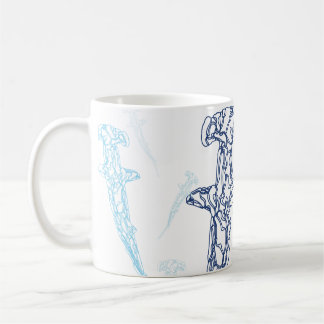 Café Taza del tiburón de Hammerhead