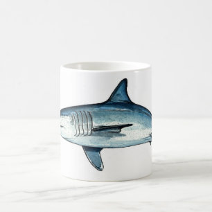 Café Taza del tiburón de Mako