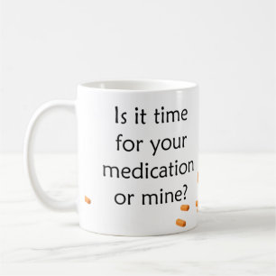 Café Taza del tiempo de la medicina