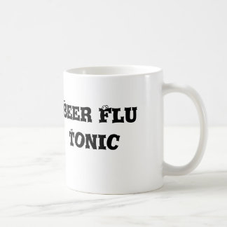 Café Taza del tónico de la gripe de la cerveza