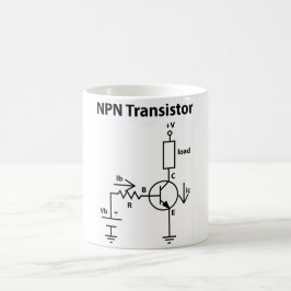 Café Taza del transistor de NPN