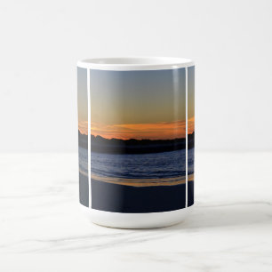 Café Taza del tríptico de la escena de la playa de la