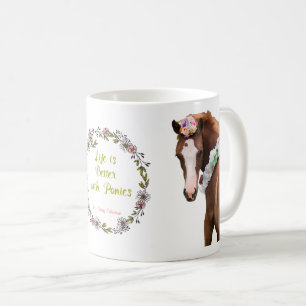 Café Taza del unicornio de la colección de la margarit