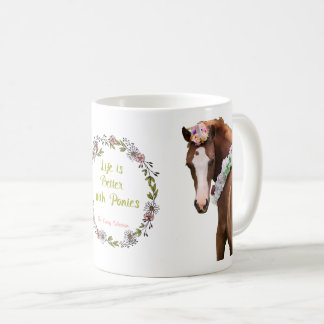 Café Taza del unicornio de la colección de la margarita