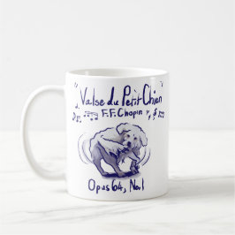 Café Taza del Vals Minuto de Chopin