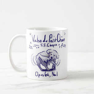 Café Taza del Vals Minuto de Chopin