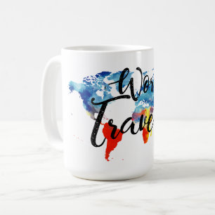 CAFÉ TAZA DEL VIAJERO DE MUNDO