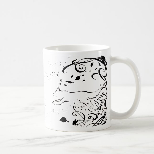 Café Taza del viento de las naturalezas (Derecha)