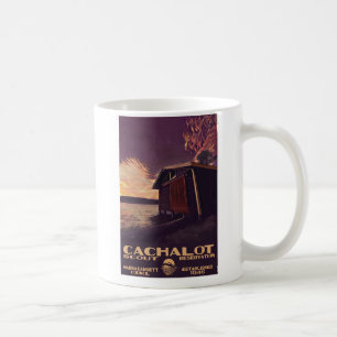 Café Taza del WPA-Estilo de Cachalot