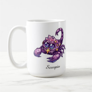 Café Taza del Zodiaco Celeste Escorpio - Arte de Escorp