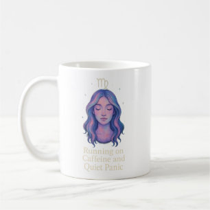Café Taza del Zodiaco de Virgo – Funcionando con Cafeín
