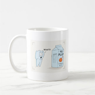 Café Taza dental de "ninguna pulpa"