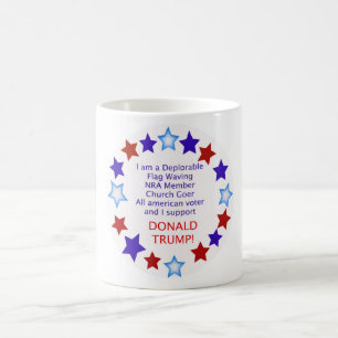 Café Taza deplorable de la taza del votante del triunfo