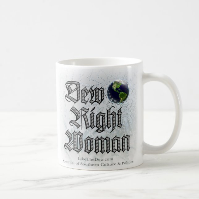 Café Taza derecha de la mujer del rocío (Derecha)