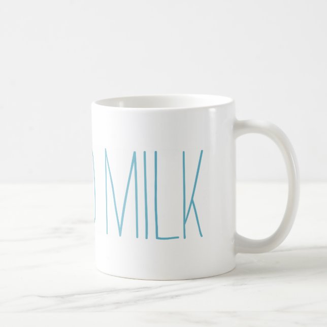 Café Taza derramada de la leche (Derecha)