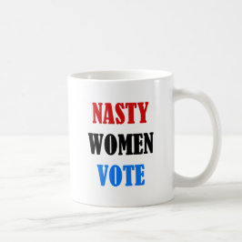 Café Taza desagradable del voto de las mujeres