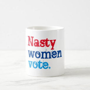 Café taza desagradable del voto de las mujeres