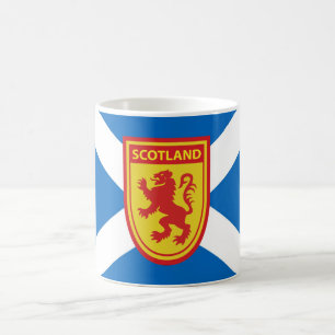 Café Taza desenfrenada del escudo del león de Escocia