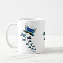 Taza Desfile de Mariposas – Vuelo Vívido en Color
