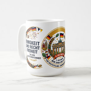 Café Taza "Día de la Unidad Alemana" 3 de octubre