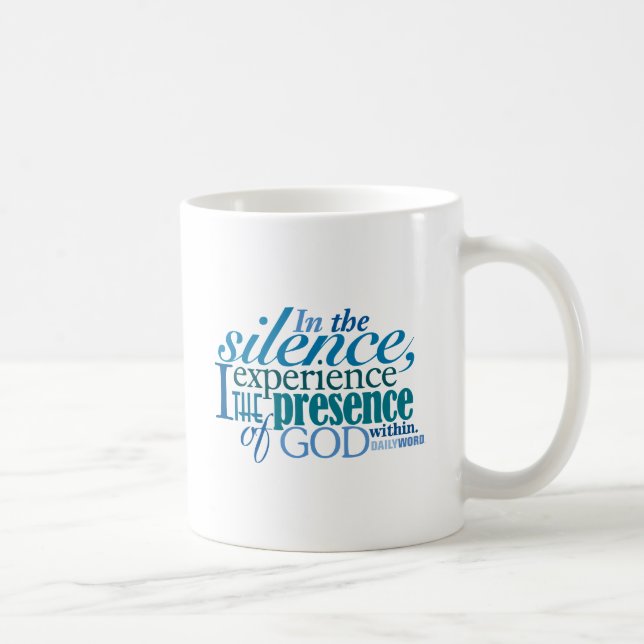 Café Taza DIARIA del "silencio" de WORD® (Derecha)