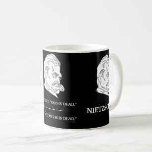 Café Taza "Dios ha muerto" de NIETZSCHE