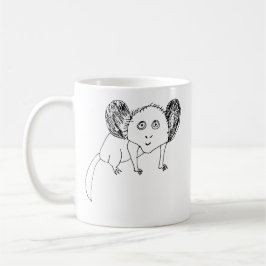 Café Taza Divertida Aye Aye Sin Texto Regalo De Animal 