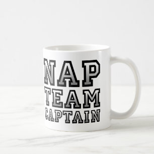Café Taza Divertida Capitán del Equipo Nap Taza de Viaj