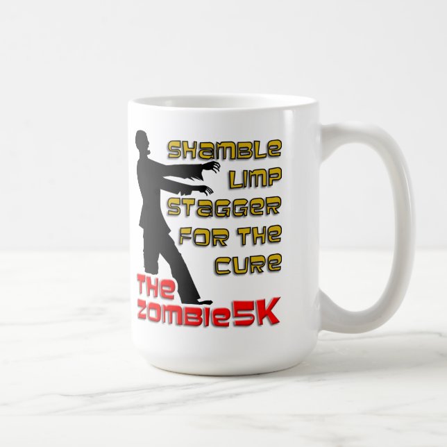 Café Taza Divertida Carrera de Zombies 5K (Derecha)