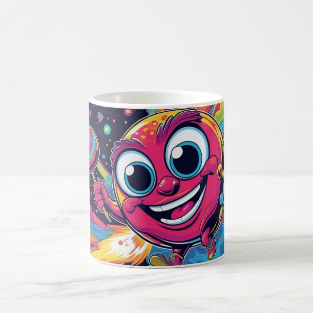 Café Taza divertida con remolino de caramelos (Centro)