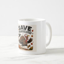 Taza divertida de Acción de Gracias para pavo – "¡
