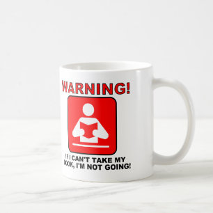 Café Taza divertida de advertencia para amante de los l