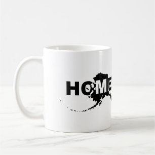 Café Taza divertida de Alaska, hogar lejos del estado,