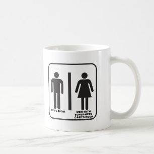 Café Taza Divertida de Baño de Superhéroe
