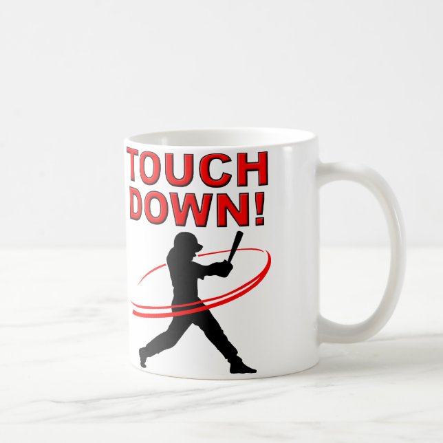 Café Taza Divertida de Béisbol Touchdown (Derecha)