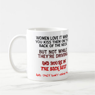 Café Taza Divertida de Beso en el Cuello