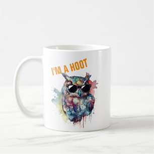 Café Taza divertida de búho - Soy un ululato Taza de ca