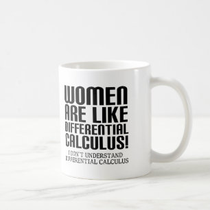 Café Taza divertida de cálculo diferencial femenino Taz