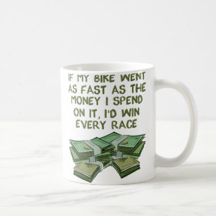 Café Taza Divertida de Carreras de Motocicletas