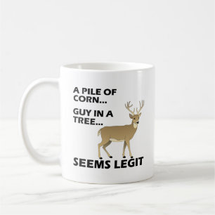 Café Taza Divertida de Caza Parece Legítima
