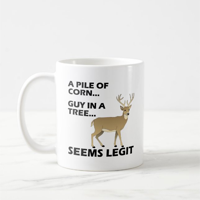 Café Taza Divertida de Caza Parece Legítima (Izquierda)