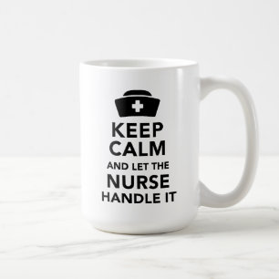 Café Taza divertida de citas de enfermera para mantener