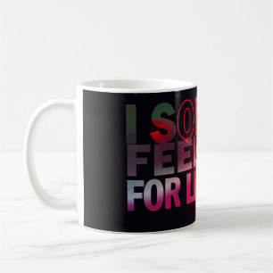 Café Taza divertida de Crypto Vendí mis sentimientos po