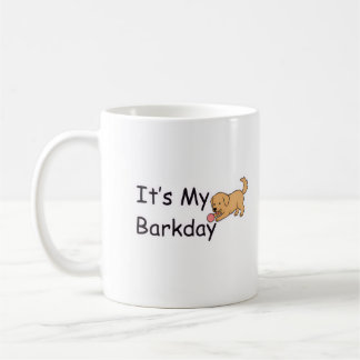 Café Taza divertida de cumpleaños de perro