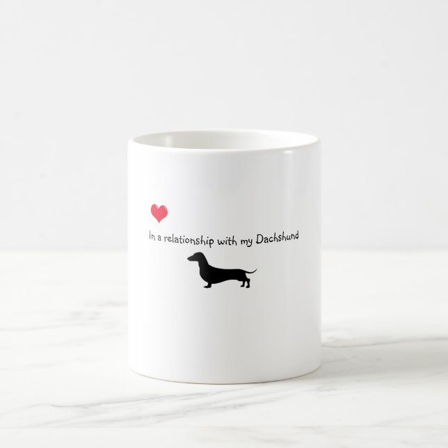 Café Taza divertida de Dachshund (Centro)