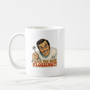 Café Taza divertida de dentista retro ¿Has estado usand